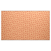 Japanisches Libellen-Muster, Mandarine Stoff (Yard (91,4 cm))
