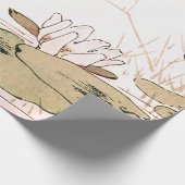Japanisches Lilienauflage Packpapier (Ecke)