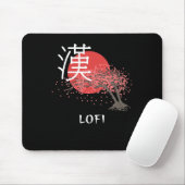 Japanisches Lofi Hip Hop Kanji Cherry Blossom Lofi Mousepad (Mit Mouse)