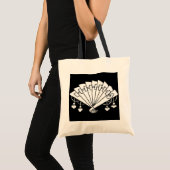 japanisches Lüfterdesign - Beutel Tragetasche (Vorderseite (Produkt))