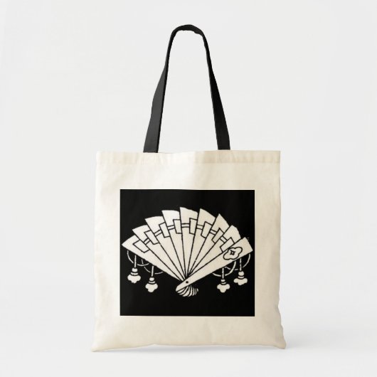 japanisches Lüfterdesign - Beutel Tragetasche (Vorne)