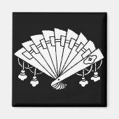 Japanisches Lüfterdesign - Magnet (Vorne)