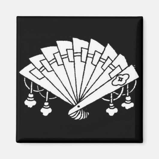 Japanisches Lüfterdesign - Magnet (Vorne)