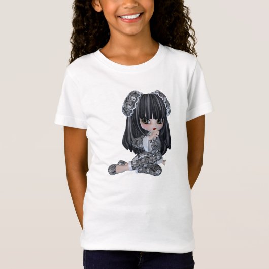 Japanisches Mädchen-Baby - Puppe T-Shirt (Vorderseite)