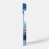 Japanisches Mädchen mitten im Wasser. iPhone Hülle (Linke Seite)