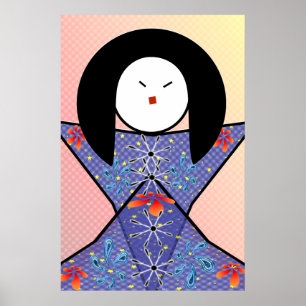 japanisches Mädchen Poster