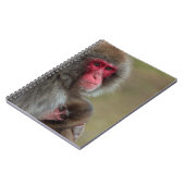 Japanisches Makaque-Affen-Notebook Notizblock (Linke Seite)