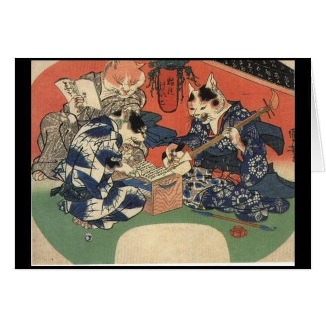 Japanisches malendes C. 1800's (Vorderseite (Horizontal))