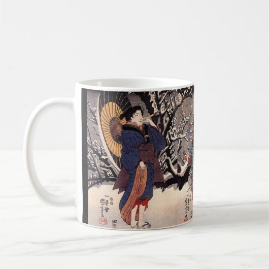 Japanisches malendes C. 1800's Kaffeetasse (Links)