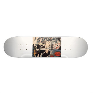 Japanisches malendes C. 1800's Skateboard