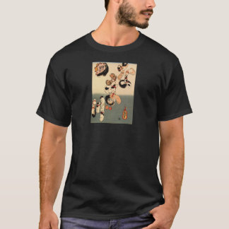 Japanisches malendes C. 1800's T-Shirt