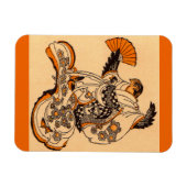 Japanisches Märchen: Der Zungenschnitt Magnet (Horizontal)