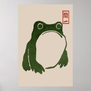 Japanisches Matsumoto Hoji Frog Poster