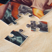 Japanisches Mechanic Girl Puzzle (Seite)