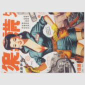 Japanisches Mechanic Girl Seidenpapier (Vorderseite)