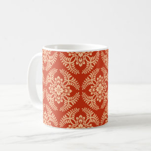 Japanisches Medallion Muster, Mandarin Orange Kaffeetasse