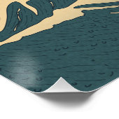 Japanisches Meer Poster (Ecke)