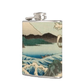 Japanisches Meer von Satta Hiroshige Kunst Flachmann (Links)