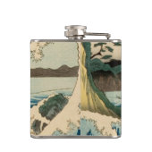 Japanisches Meer von Satta Hiroshige Kunst Flachmann (Rückseite)