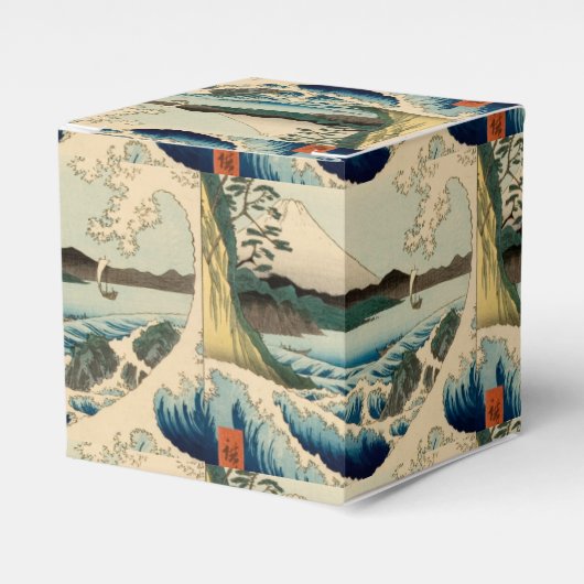 Japanisches Meer von Satta Hiroshige Kunst Geschenkschachtel (Vorderseite)