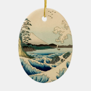 Japanisches Meer von Satta Hiroshige Kunst Keramikornament