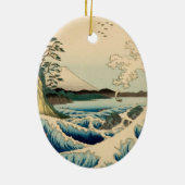 Japanisches Meer von Satta Hiroshige Kunst Keramikornament (Hinten)