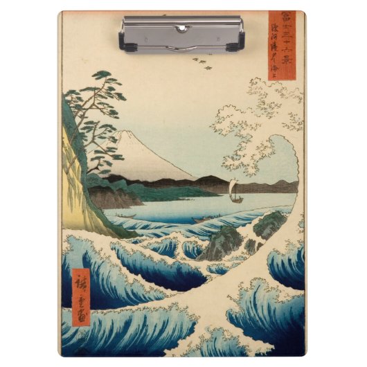 Japanisches Meer von Satta Hiroshige Kunst Klemmbrett (Vorderseite)