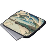 Japanisches Meer von Satta Hiroshige Kunst Laptopschutzhülle (Vorne Knopf)