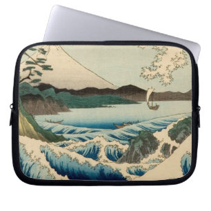 Japanisches Meer von Satta Hiroshige Kunst Laptopschutzhülle