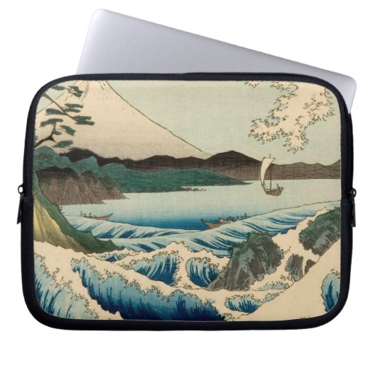 Japanisches Meer von Satta Hiroshige Kunst Laptopschutzhülle (Vorderseite)