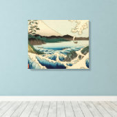 Japanisches Meer von Satta Hiroshige Kunst Leinwanddruck (Insitu (Holzboden))