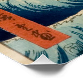 Japanisches Meer von Satta Hiroshige Kunst Poster (Ecke)