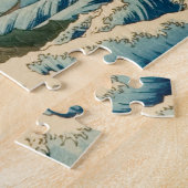 Japanisches Meer von Satta Hiroshige Kunst Puzzle (Seite)