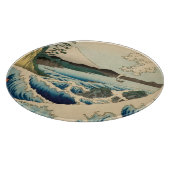 Japanisches Meer von Satta Hiroshige Kunst Schneidebrett (Ecke)