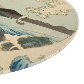 Japanisches Meer von Satta Hiroshige Kunst Schneidebrett (Ecke)