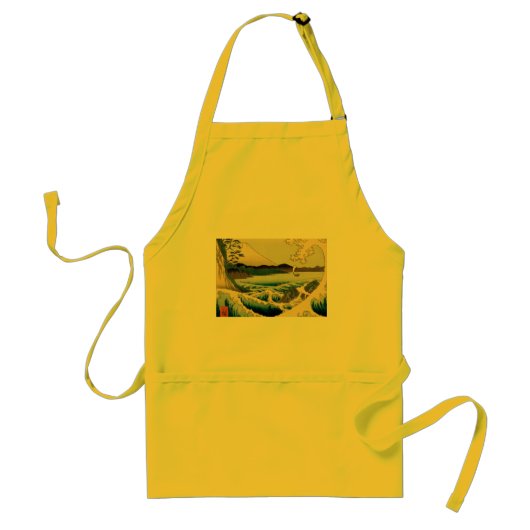 Japanisches Meer von Satta Hiroshige Kunst Schürze (Vorne)