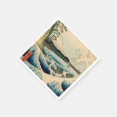 Japanisches Meer von Satta Hiroshige Kunst Serviette (Ecke)