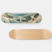 Japanisches Meer von Satta Hiroshige Kunst Skateboard (Horizontal)