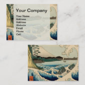 Japanisches Meer von Satta Hiroshige Kunst Visitenkarte (Vorne/Hinten)