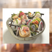 Japanisches Meeresfrüchte Restaurant Business Fensteraufkleber (Blatt 2)