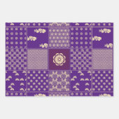 Japanisches Mix-Muster Geschenkpapier Set (Vorderseite 2)
