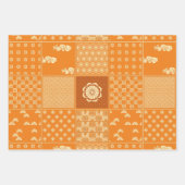 Japanisches Mix-Muster Geschenkpapier Set (Vorderseite 3)