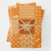 Japanisches Mix-Muster Geschenkpapier Set (Beispiel)
