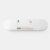 Japanisches modernes Design "Kanji" "katakana" Skateboard (Horizontal)