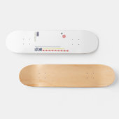 Japanisches modernes Design "Kanji" "katakana" Skateboard (Horizontal)