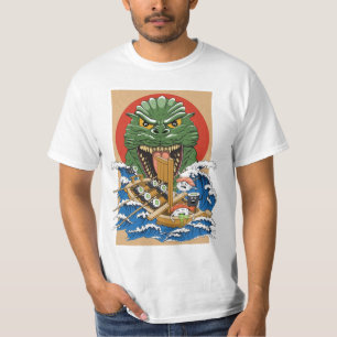Japanisches Monster Sushi Lover T-Shirt