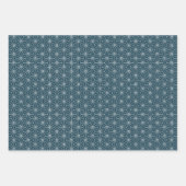 Japanisches Muster 3 Papierblätter Geschenkpapier Set (Vorderseite 2)