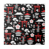 Japanisches Muster Fliese (Vorderseite)