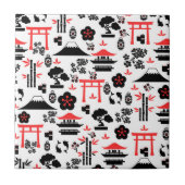 Japanisches Muster Fliese (Vorderseite)