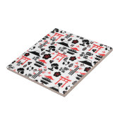 Japanisches Muster Fliese (Seite)